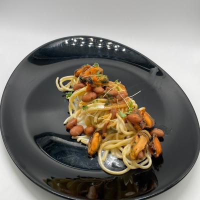 Spaghetti Cozze Fagioli